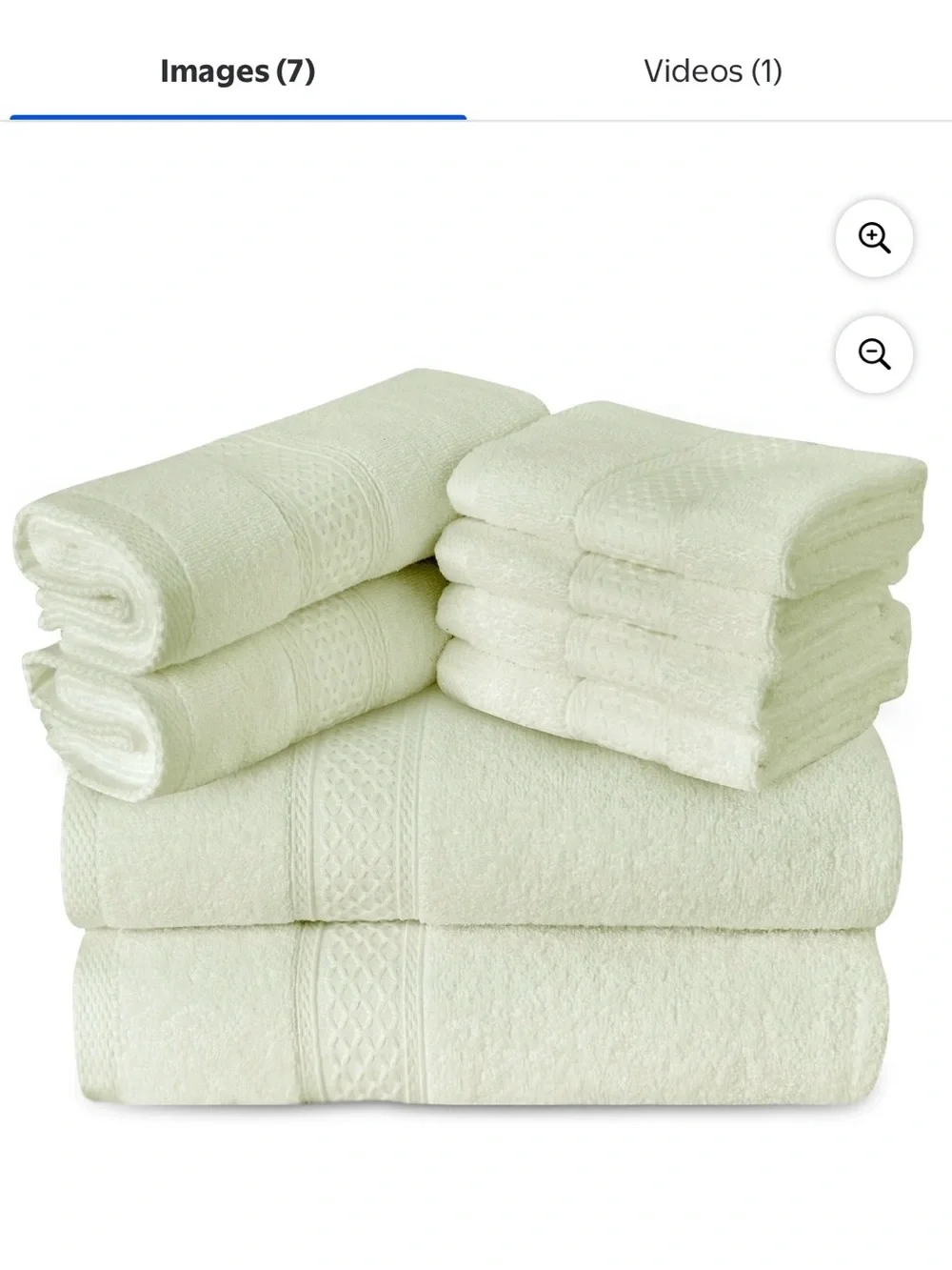 Soft Sage Green Bath Towel Set - Unbranded